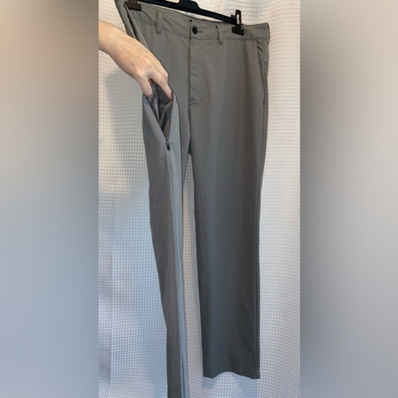 2/60$ Men’s THE NORTH FACE gray regular fit stretchy straight legs pants Sz 38 - Picture 7 of 11